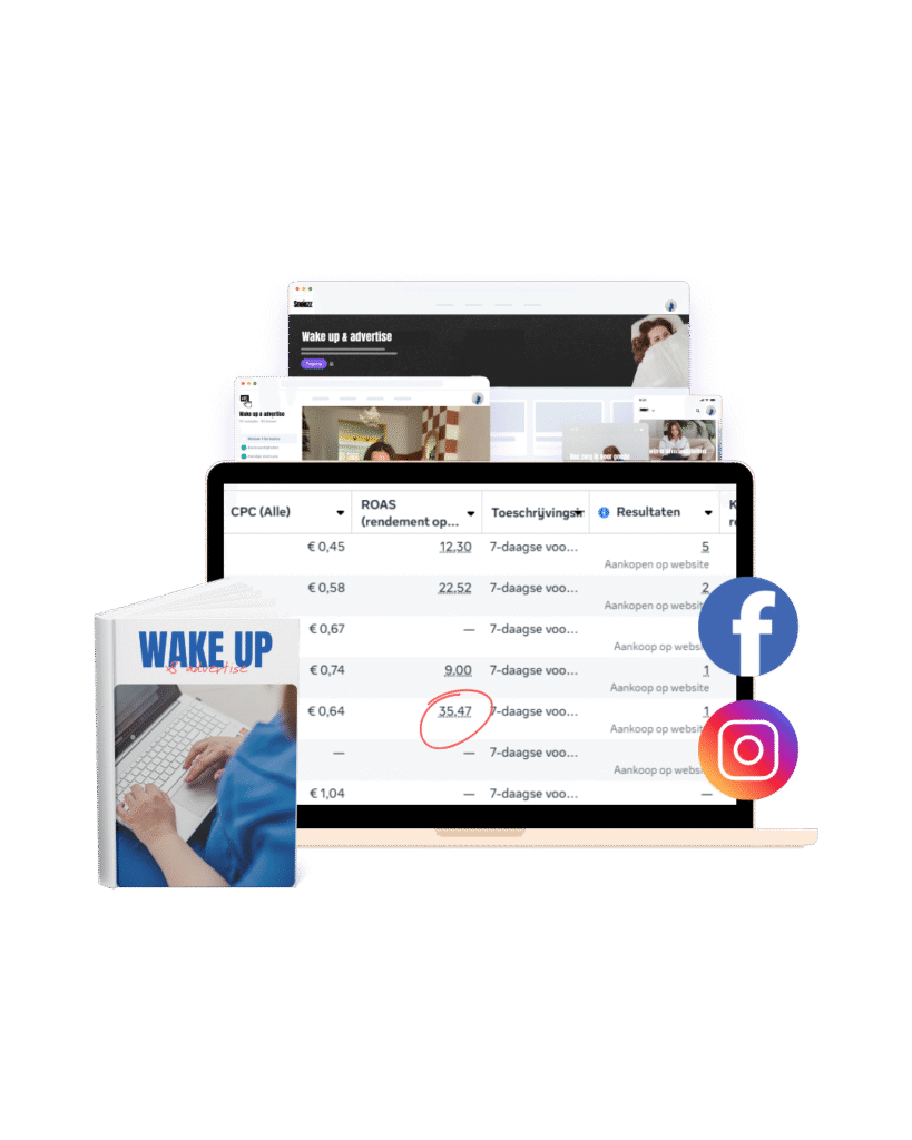 Wake up & advertise, een nieuwe cursus om zelf te leren adverteren op meta